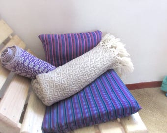 white and beige wool mexican rebozo | rebozos de artesania mexicana | shawl, scarf, throw blanket | | wolle schal laine écharpe |