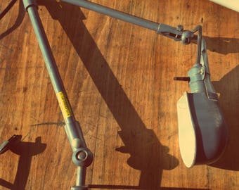 Industrial Craftsman Adjustable Workbench Desk Lamp