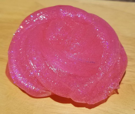 Sparkle Pink Shimmer Slime/Slime/Fluffy Slime/Glitter