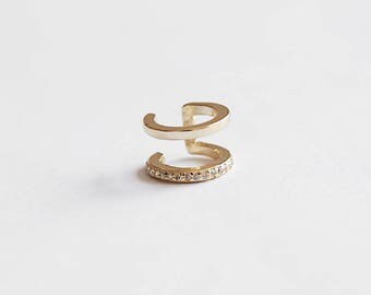 Ear Cuff, delicate ear cuff, ear cuff no piercing, gold ear cuff, ear cuff earrings, delicate earrings,