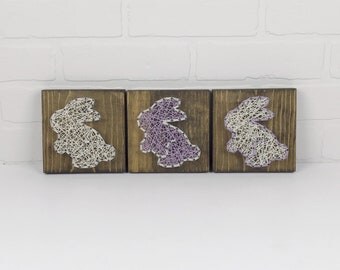 Bunny string art | Etsy
