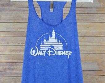 Women's Disney Racerback Tank: 9 Colors Available- Walt Disney Shirt for Women