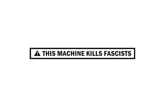 this machine kills fascists mailbox shirt