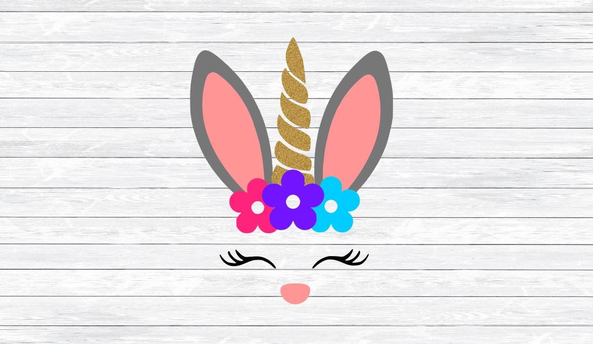 Download Easter Bunny Svg, Easter Svg, Bunny, Unicorn, Unicorn Face ...