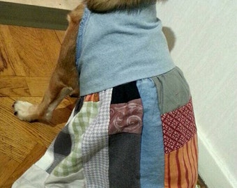 Instant Download Crochet Pattern Valentine Dog Dress Small
