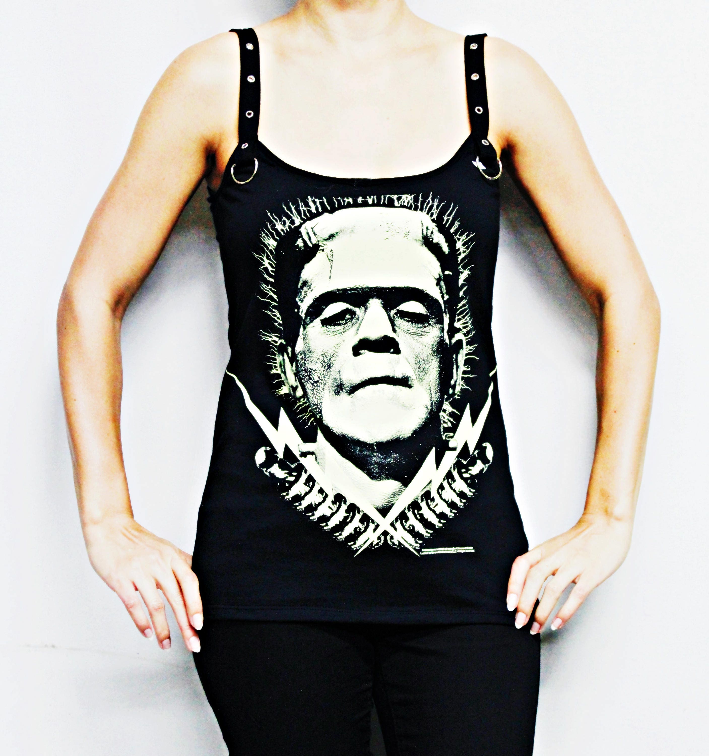 Frankenstein shirt tank top Horror movie gothic clothing