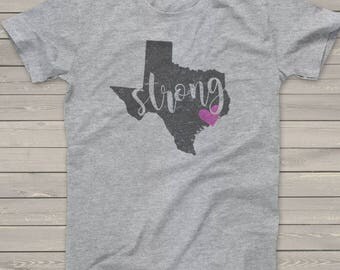 Hurricane Harvey Fundraiser Texas Strong Tshirt TXS-005