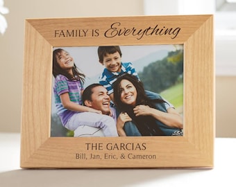 Personalized Family Picture Frame: Personalized Family Gift, Custom Family Frame, Family is Everything, Personalized Family Decor SHIPS FAST