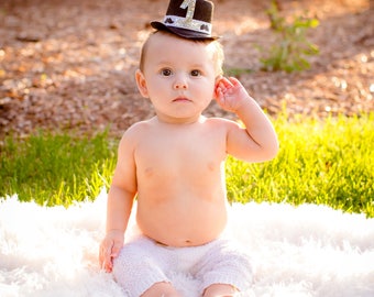 Mustache Birthday Mini Top Hat Headband. Birthday Boy Photo Prop. Little Man Birthday. Any Birthday Number. Mustache Party Cakesmash