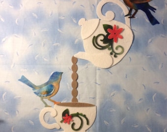 Private order for Cathiejean38 Bluebird Tea Party