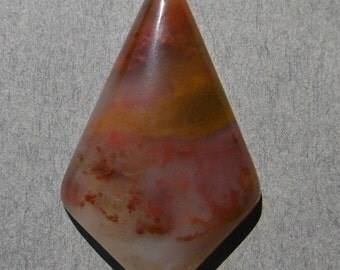 Red Moss Agate Cabochon (38X24X6)