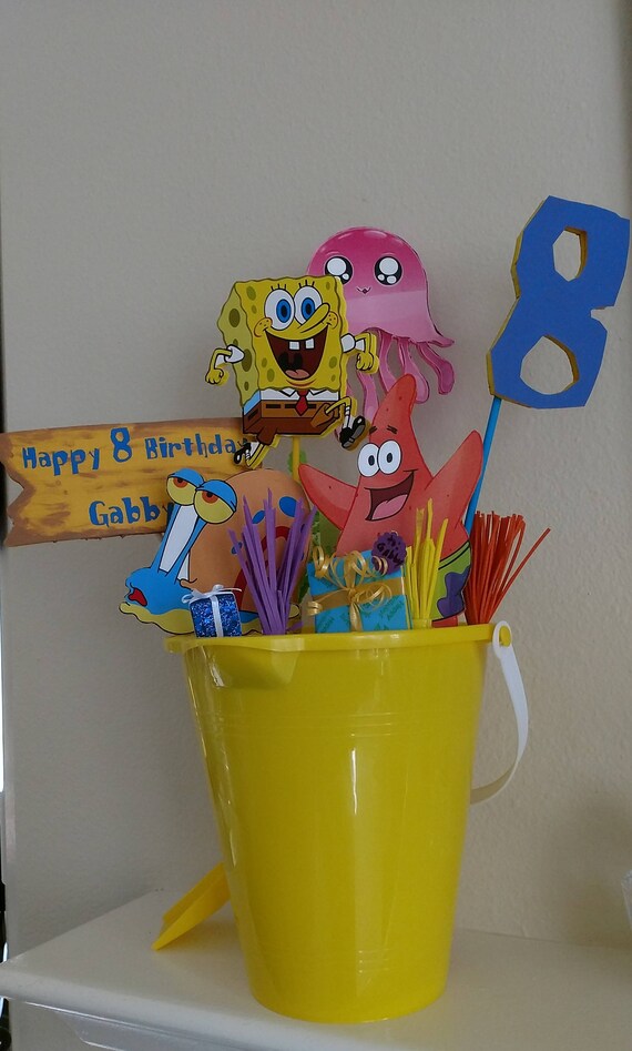 SpongeBob Centerpiece Birthday Party Centerpiece SpongeBob