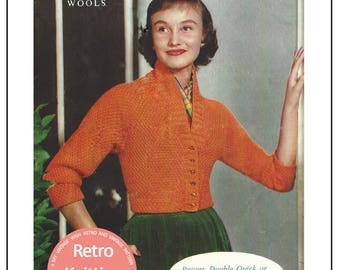 Starsky and Hutch Cardigan Vintage Knitting Pattern PDF T171