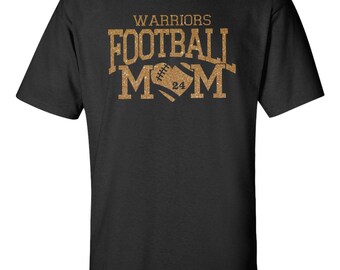 FOOTBALL MOM SHIRT. Football Mom Tee. Football Team Shirt. Mascot Shirt. Sports Team. Football Custom Shirt. Football Tee. Sports Tee.