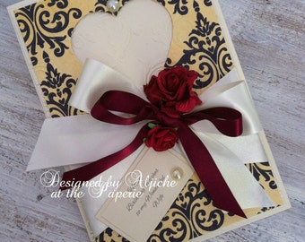 Handmade Birthday Card, Wife Love Card, , Fiancee, Girlfriend, Partner, One I Love, Anniversary, Birthday, Personalized