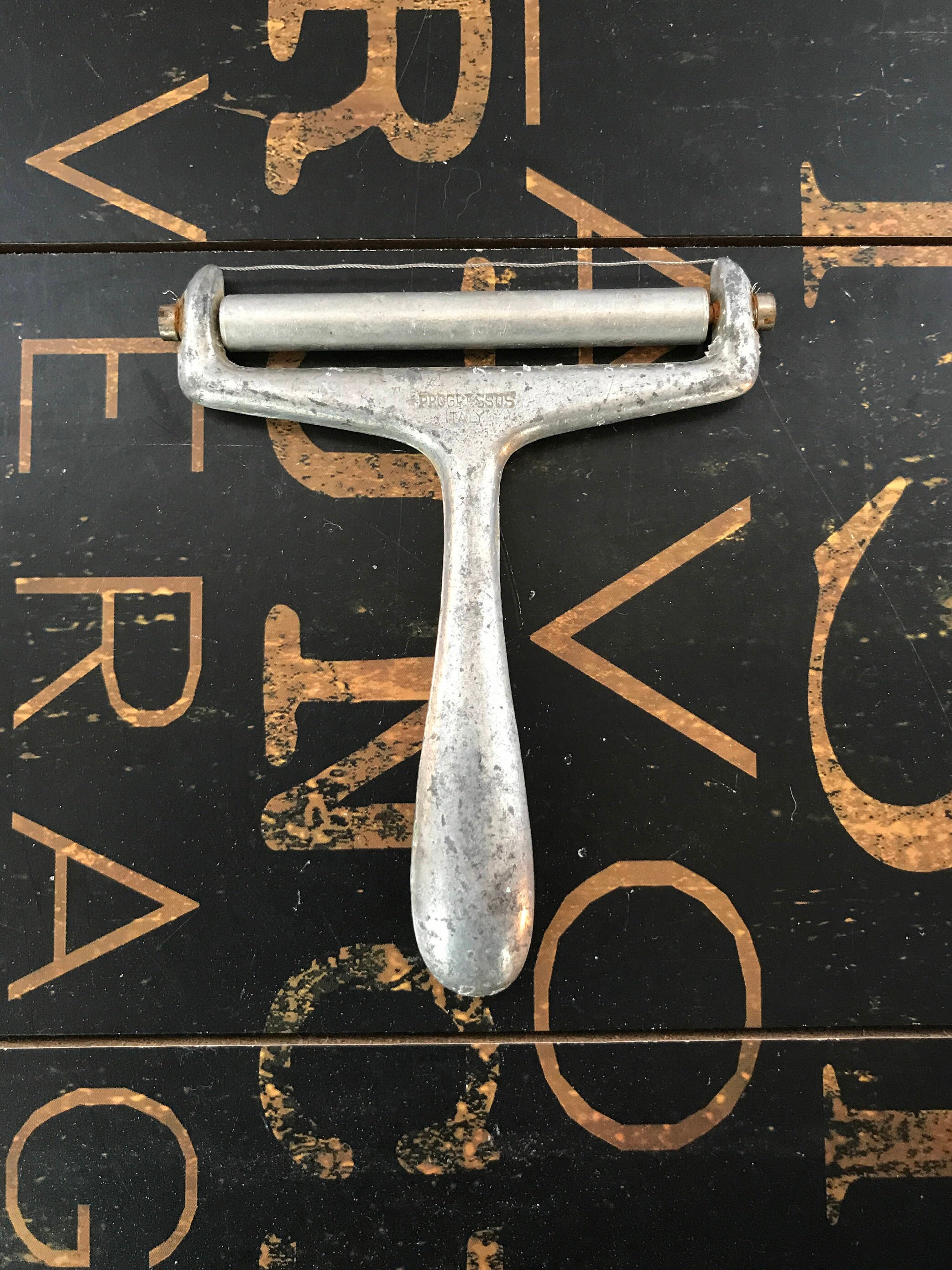 Cast Aluminum Wire String Cheese Slicer Progressus Italy