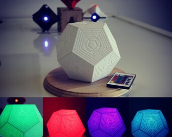 Engram - Light Up Remote Control LED Engram Multicolor Destiny Ghost Companion 3D Printed