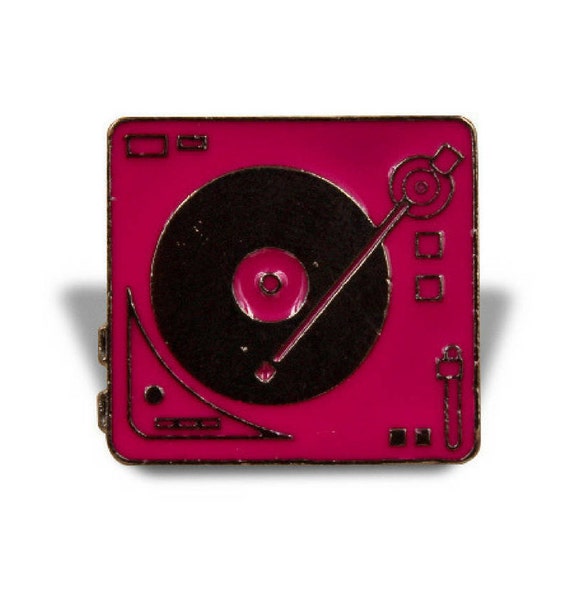 TURNTABLE PINS: Pins For Jackets Vinyl Records Enamel Pin