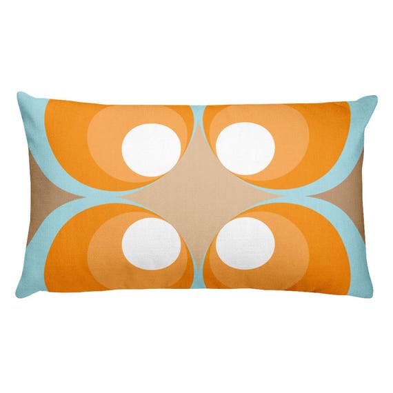 Groovy Pillow Retro Pillow Cool Pillow Mid Century Modern