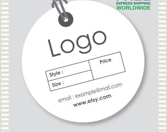 1000 Pcs Round Shape Hang Tags, Custom Hang Tags, Custom Clothing Labels, Custom Clothing Hang Tag, Cheap Hang Tags, Price Tag, Brand Tag