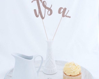 Gender Reveal Cake Topper, It's A Cake Topper. Gender Reveal Party, Gender Reveal Decorations, Boy or Girl Cake Topper, Baby Shower Cake