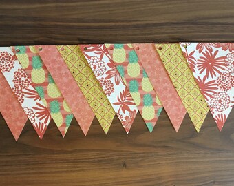 Pineapple orange flowers Garland