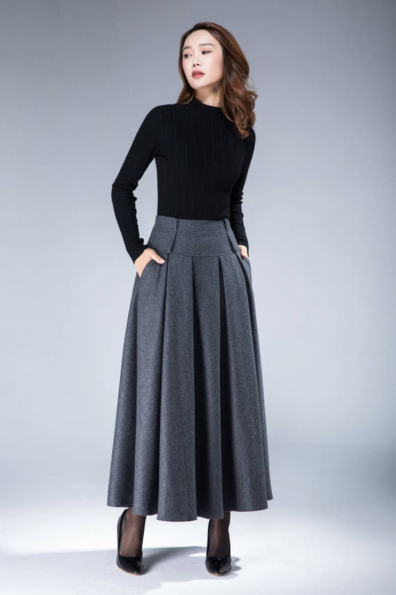 1950s skirt wool skirt winter skirt vintage skirt warm