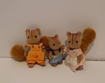 sylvanian furbanks squirrel family