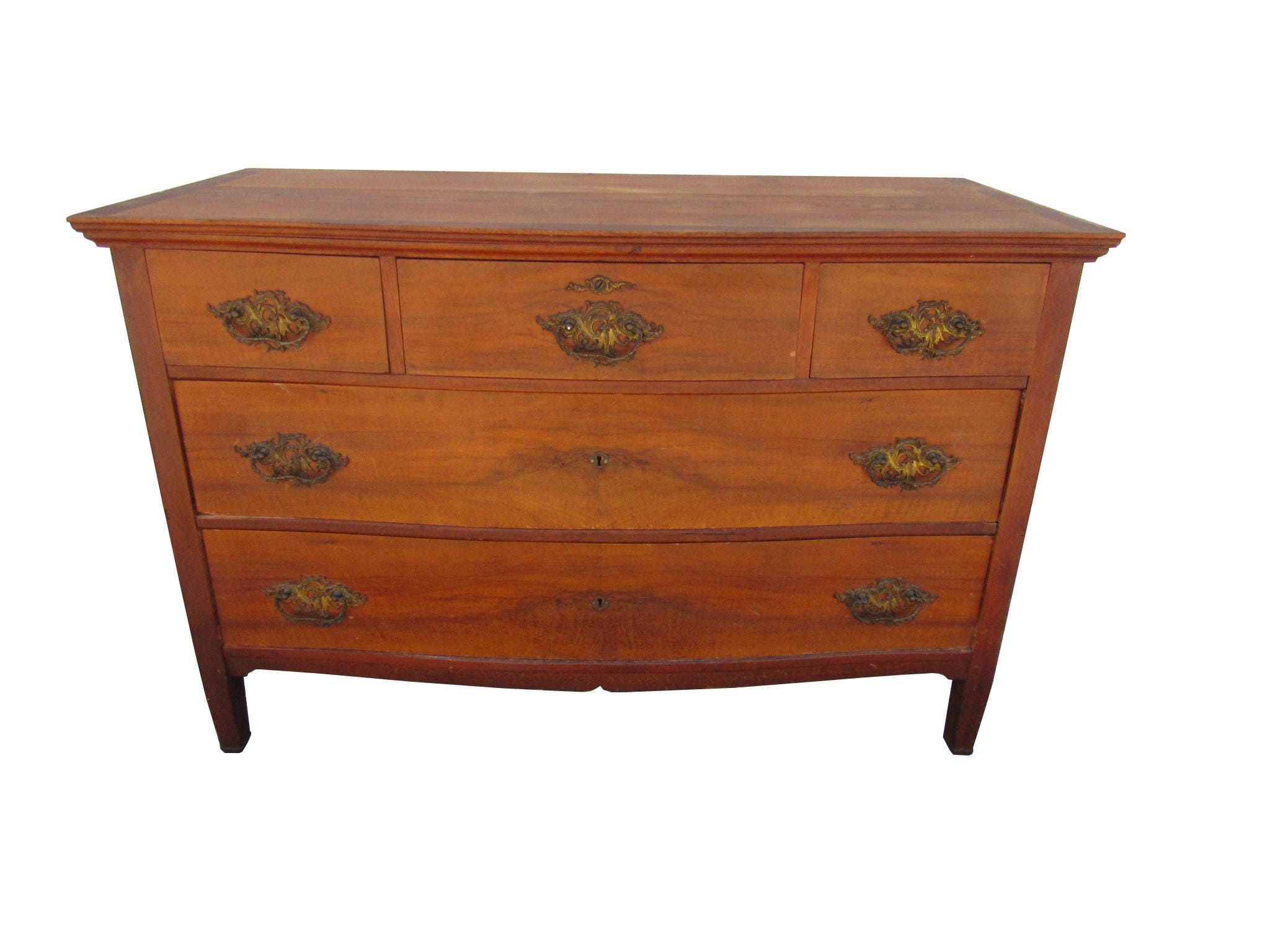 Antique Oak Commode Dresser Vintage Oak Buffet Vanity