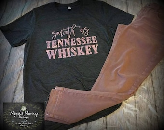 Smooth as Tennessee Whiskey Soft Style Vintage Tee