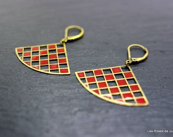 Earrings art deco