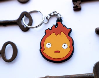 Studio Ghibli Calcifer PVC Keyring