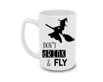 Don't drink and fly Halloween Coffee Mug