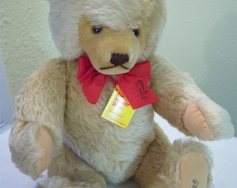 signed steiff bear