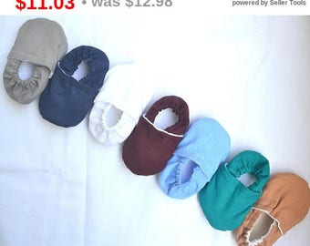 Sale SALE solid colors baby shoes solid color booties plain baby moccasins toddler shoes toddler slippers coming home baby outfit prewalk...