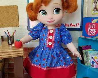 Adorable Little Schooldress for Your Disney Animators Doll!