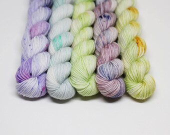 English Country Garden - Mini Skein Set - Superwash Merino, Nylon