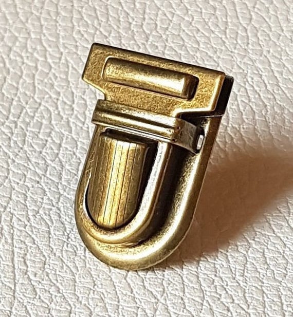 No.1 Clasp Briefcase bronze or silver color tuck box or