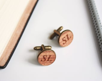 Wedding cufflinks, Cufflinks for Groom, wood cufflinks, personalized cufflinks, Custom Cufflinks, Personalized Cufflinks, groom cufflinks