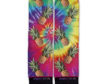Function - Tie Dye Pineapple Fashion Socks