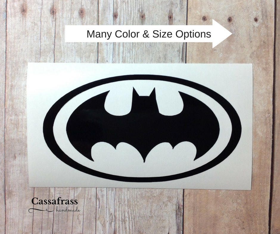 Batman Logo Car Window Decal