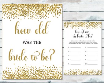 Guess the brides age | Etsy