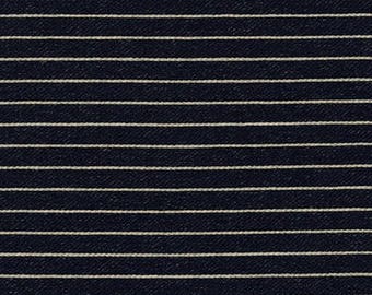 Indigo Knit Stripes from Robert Kaufman- 1/2 Yard