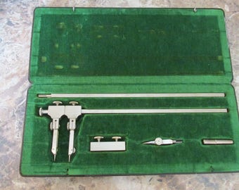 Vintage Dietzgen Drawing Drafting Set 965 W