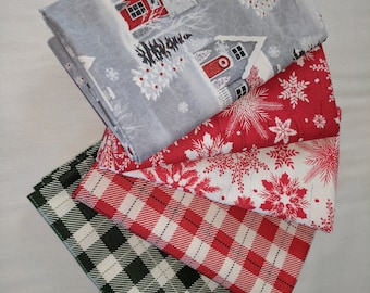 Christmas Fabric Fat Quarter Pack