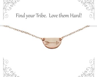 Best Friend Necklace | 1 2 3 4 Friends | Bridesmaid Necklace Gift | Boho Tribe | Arrow | Half Moon | Graduation | Relationship