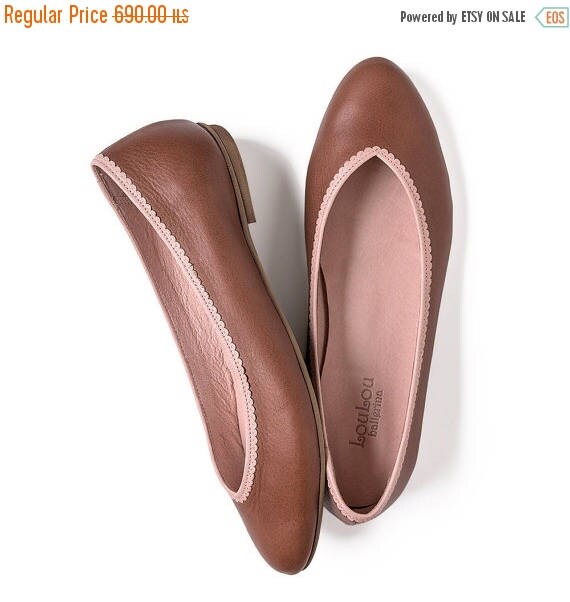 brown ballet shoes