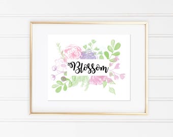 Blossom Floral Digital Print