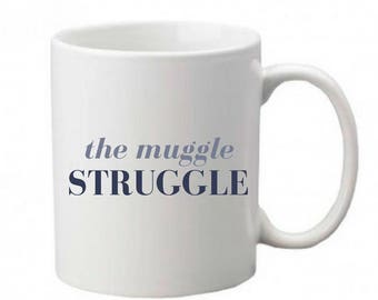 Harry Potter mug - Muggle mug - Printed mug - Young reader - Harry Potter fan - Gifts for book lovers