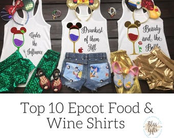 etsy food and wine shirts